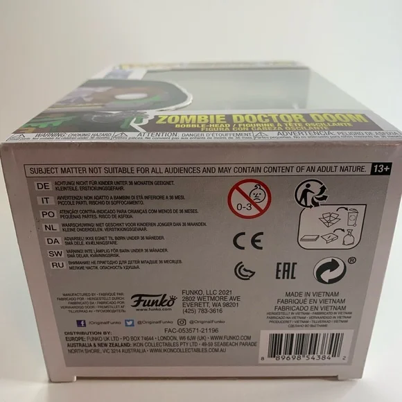 Funko POP! Marvel Zombies #789 Zombie Dr Doom - NWT - Picture 5 of 5